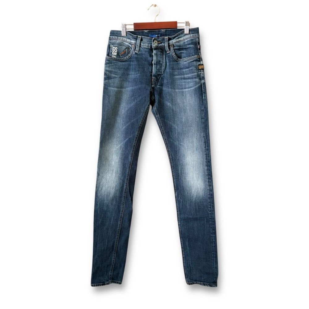 G-Star Defend Super Slim Jeans Button Fly Size 30x34